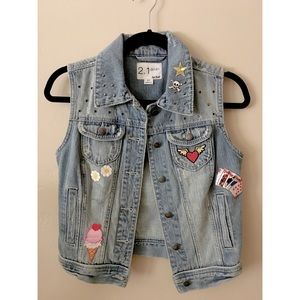 Denim vest