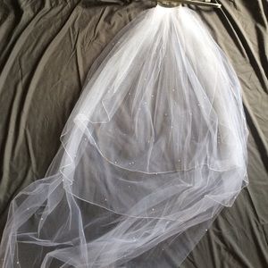 Cathedral detachable veil