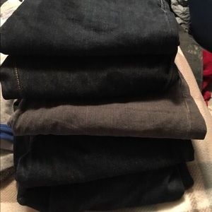 5 pairs of Abercrombie jeans 32x32 lightly worn
