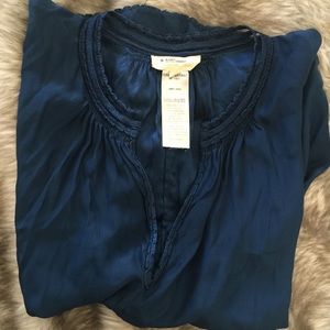 Isabel Marant blue SILK blouse v neck top size S M