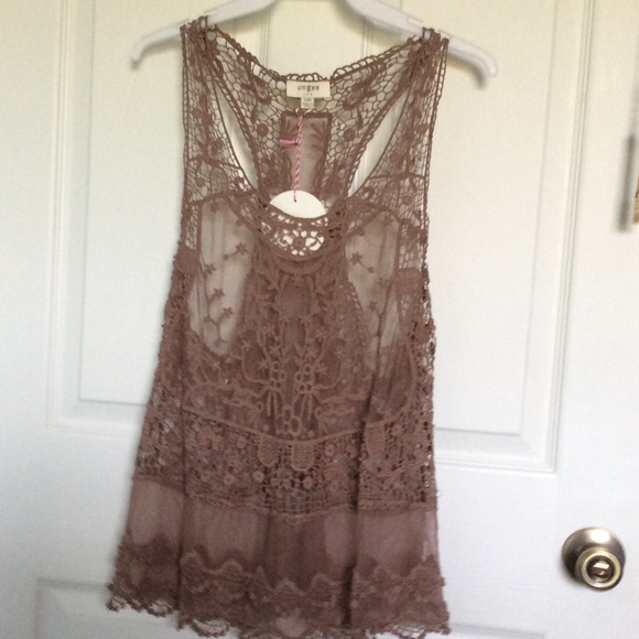 Sheer Racer Back Tank  M/L - Picture 4 of 4