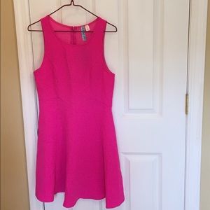 Hot Pink Skater Dress