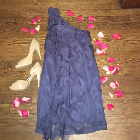 One shoulder cocktail dress