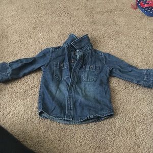 Baby boys denim button up