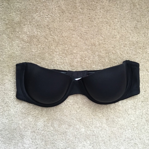 Black strapless bra from PINK by Victoria's Secret