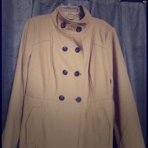 Old Navy Tan Wool Coat