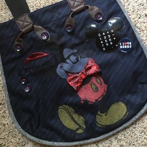 Authentic Disney Parks Mickey "Nerd" Shoulder Bag
