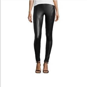 Faux leather leggings