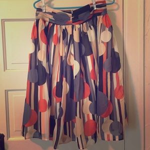 Vintage J. Peterman silk skirt