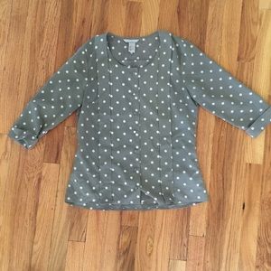 Vintage inspired polka dot H&M blouse