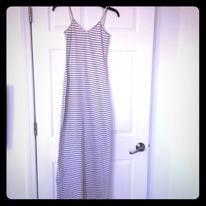 American Apparel striped maxi dress
