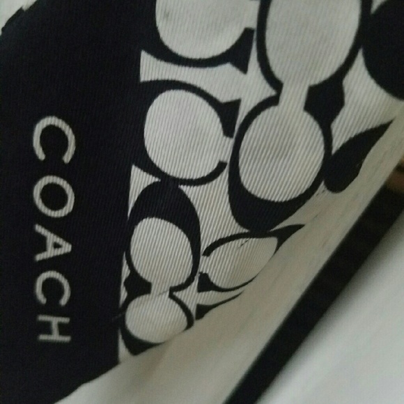 Coach bag scarf
