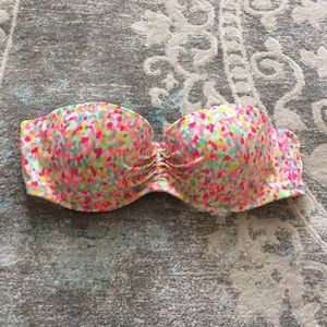 Strapless Victoria secret swim top! Size 34B