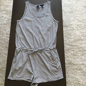 Black & white stripe Gap Factory romper