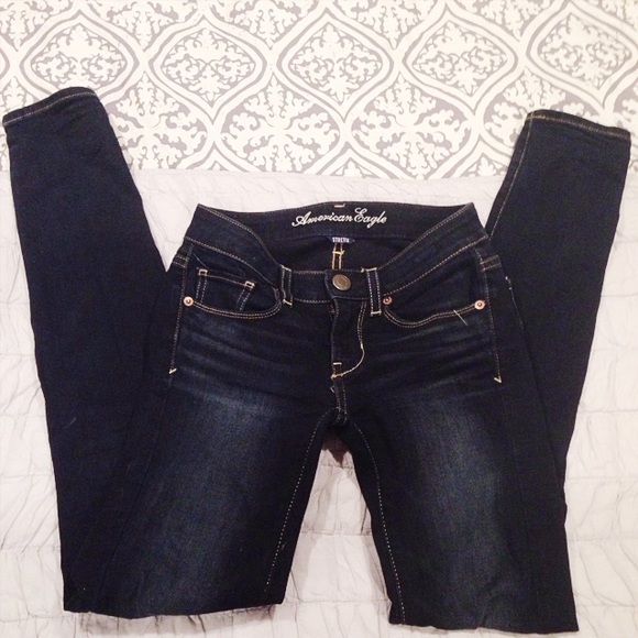 AEO Dark Wash Skinny Jeans