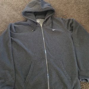 Thick grey Nike hoodie