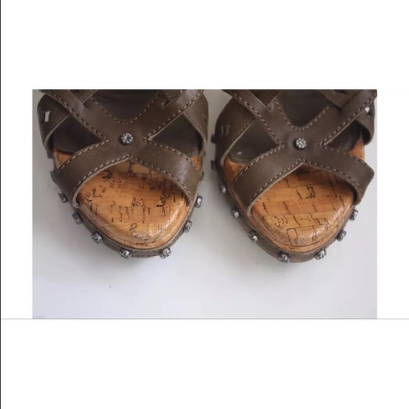 Sold Christian DIOR GAUCHO SLIDES Leather Sandals - Picture 3 of 4