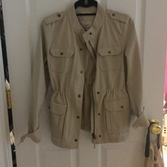 Beige safari jacket