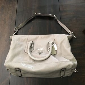 Small grey Coach handbag