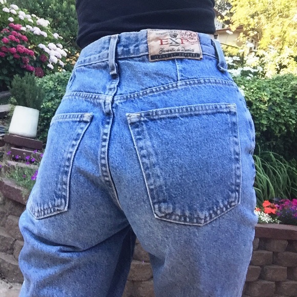 🚫SOLD🚫🍍 RARE Vintage EXP Jeans Size 26🍍 - Picture 2 of 4