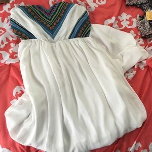 strapless maxi dress