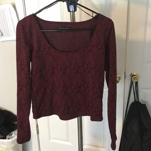 American Eagle long sleeve crop