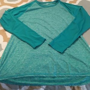 NWOT green workout shirt