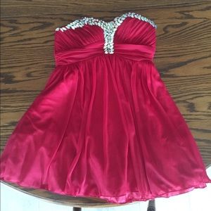 Red homecoming dress, only worn once