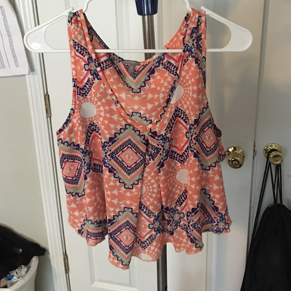 Tribal crop top