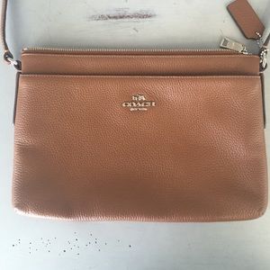Coach Brown Journal Crossbody