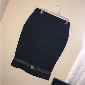 Black skirt