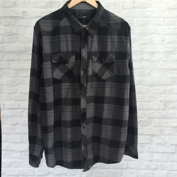 Plaid button down