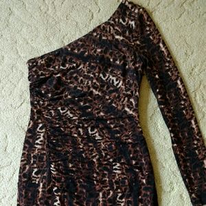 Calvin Klein One Shoulder Dress