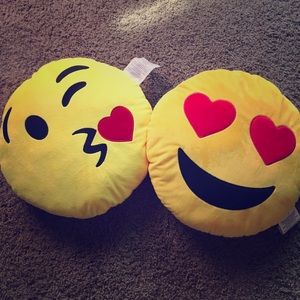 Emoji pillows