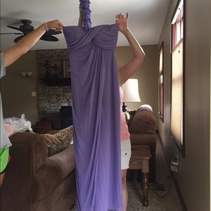 Purple prom dress