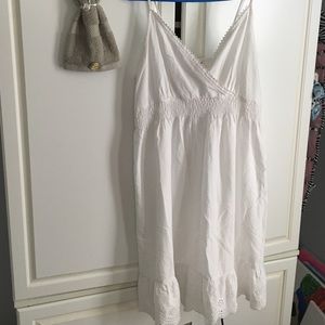 white converse dress