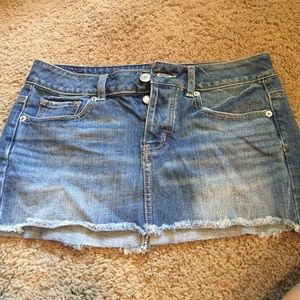 American Eagle blue jean skirt