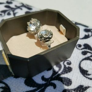 Juicy couture  stud  cz Diamond earrings