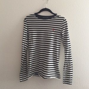Ralph Lauren Sport, Long Sleeve striped Tee Shirt