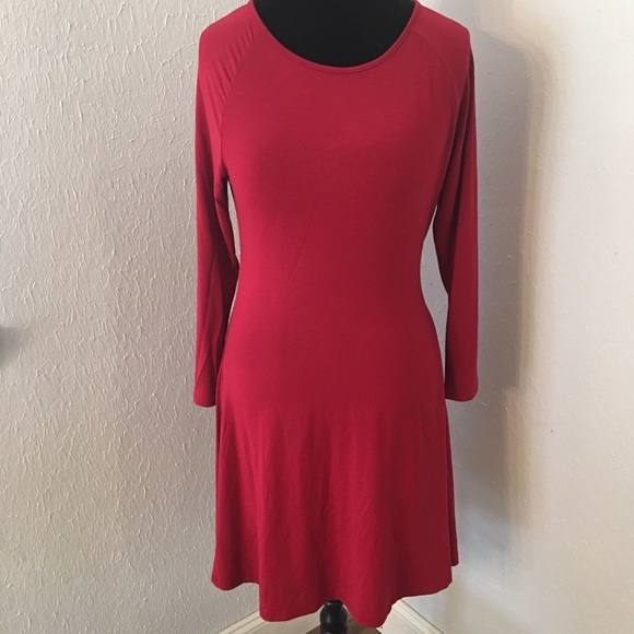 NWOT Red T-Shirt Dress