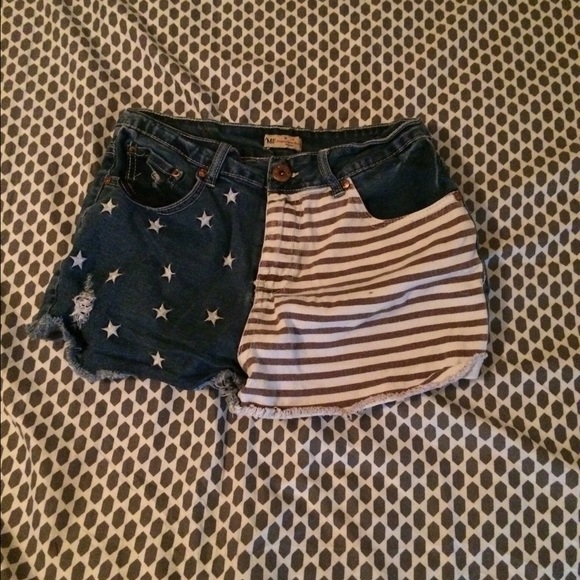 American style cut off shorts