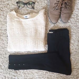 Aerie Button Crop Leggings