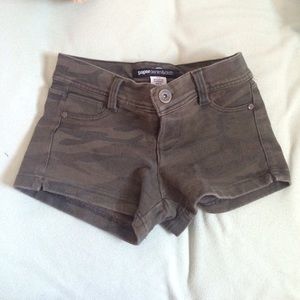 Small camo shorts