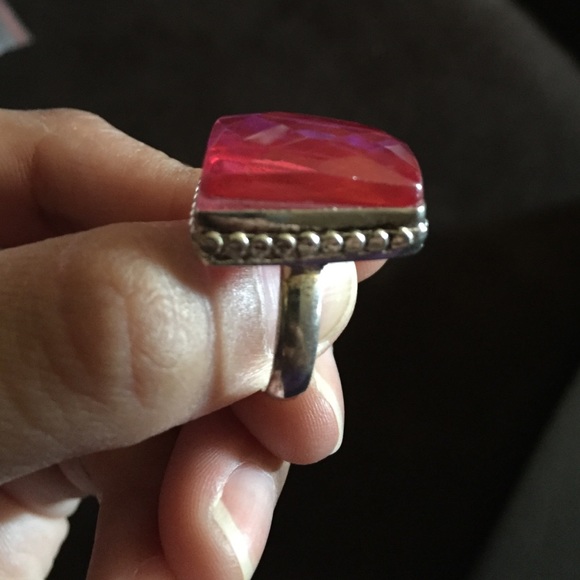 Pink stone ring - Picture 4 of 4