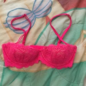 Hot-Pink VS PINK Lightly Lined Multi-way Date Bra