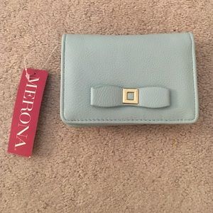 Never used light blue Merona wallet