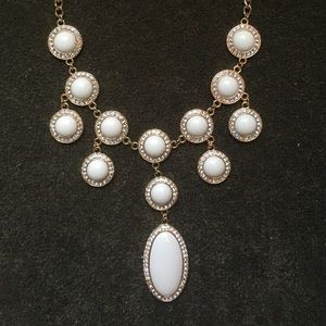 White Lilly Pulitzer Accent Necklace