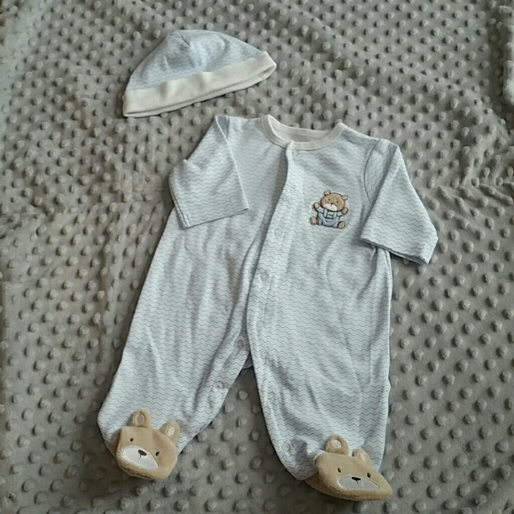 Little Me Bear Romper