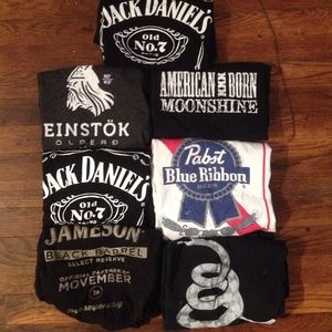 Lot of 8 promotional tshirts
