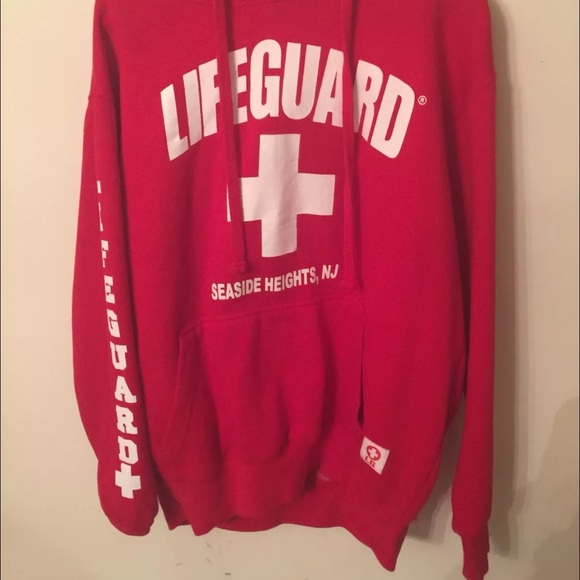 Seaside Heights, New Jersey LIFEGUARD sweatshirt.